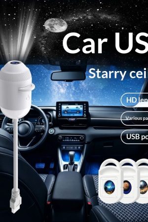 Starry Night Light Projector - Bedroom Ambiance Galaxy Star Projection Lamp for Romantic Ceiling Decor